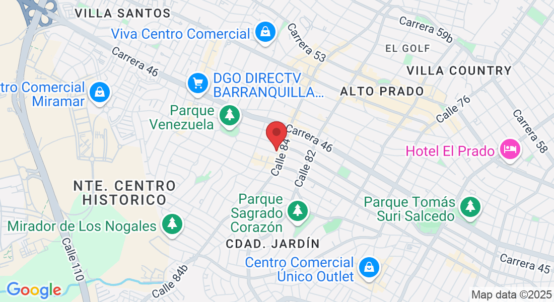 Edificio El Cacique, Cra. 43b #84 - 80 Oficina 001, Nte. Centro Historico, Barranquilla, Atlántico, Colombia