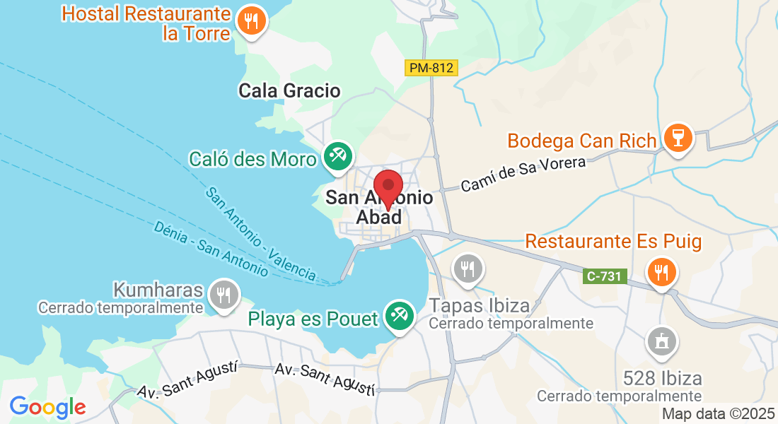 Carrer d'Ignasi Riquer, 10, 07820 Sant Antoni de Portmany, Illes Balears, España