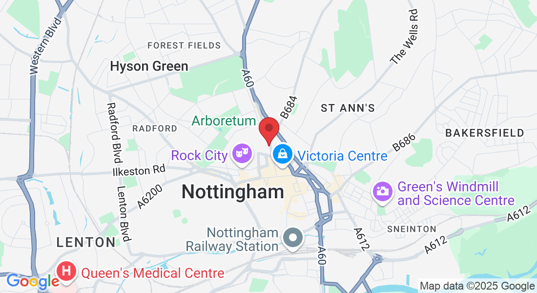 29 Mansfield Rd, Nottingham NG1 3FB, UK