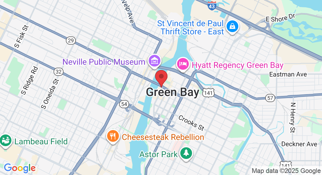 130 E Walnut St suite 409, Green Bay, WI 54301, USA