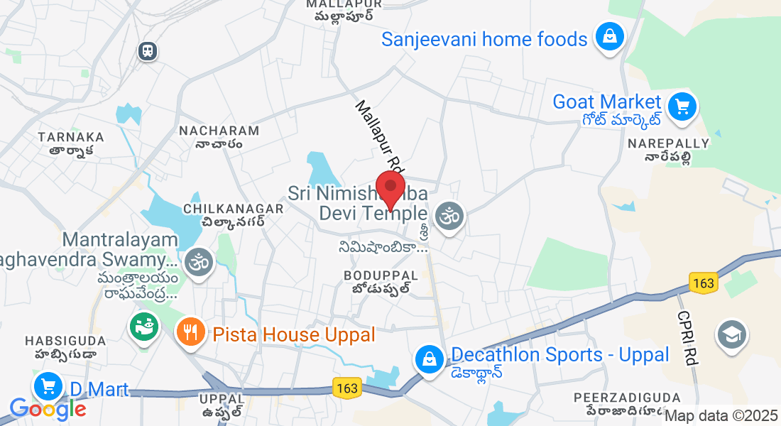 6/6, Veera Reddy Nagar, Annapurna Colony, Boduppal, Hyderabad, Telangana 500092, India