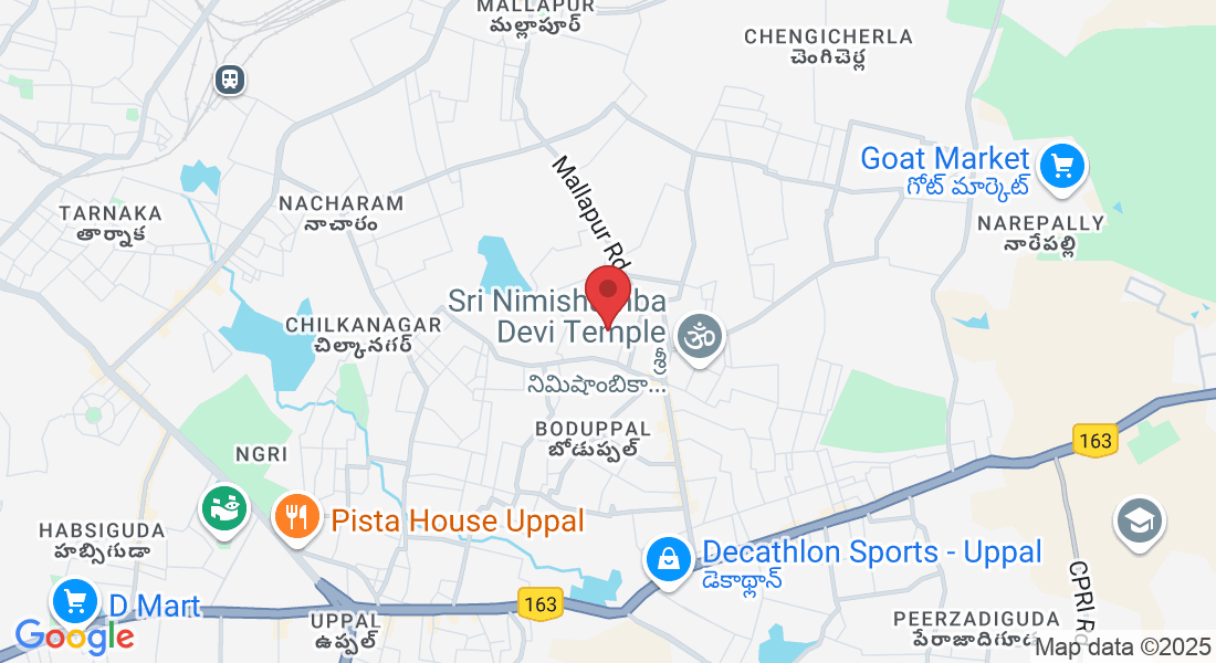 6/6, Veera Reddy Nagar, Annapurna Colony, Boduppal, Hyderabad, Telangana 500092, India