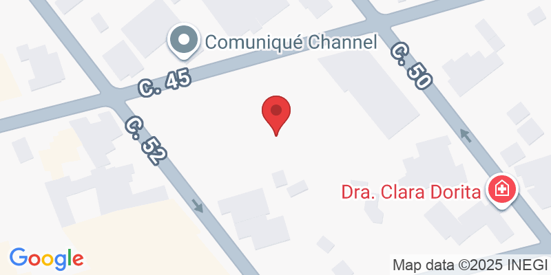 C. 45 entre 50 y 52, Benito Juárez Nte., 97119 Mérida, Yuc., México