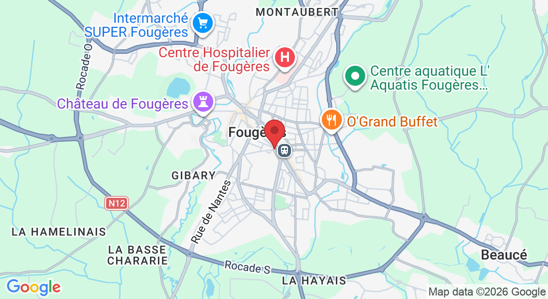 35133 Fougères, France