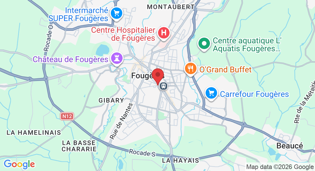 35133 Fougères, France