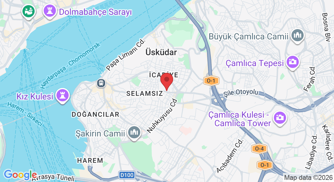 Altunizade, Selami Değirmeni Sk. No:91, 34664 Üsküdar/İstanbul, Türkiye