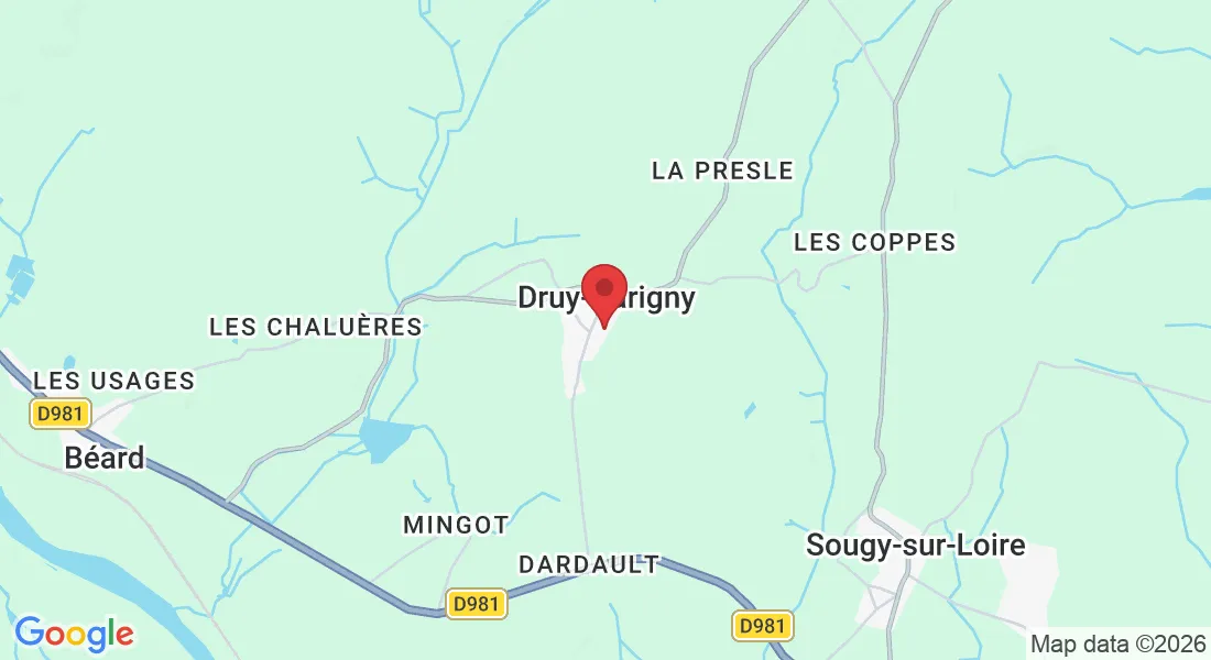 7 Rue du Mail, 58160 Druy-Parigny, France