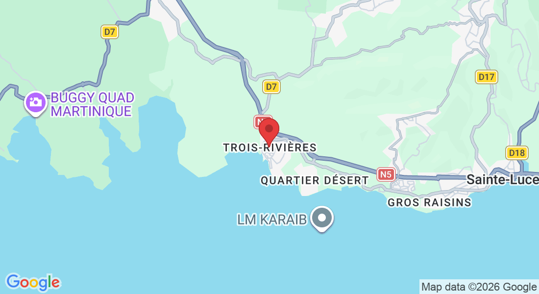 Trois-Rivières, Sainte-Luce 97228, Martinique