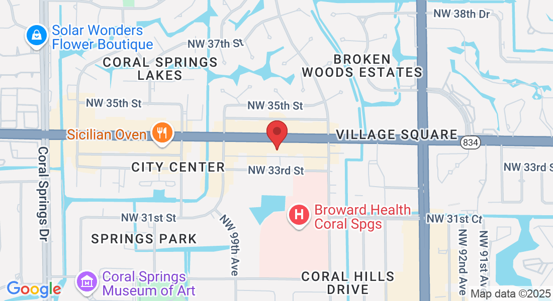 Atrium Plaza, 9750 W Sample Rd Suites C/D, Coral Springs, FL 33065, USA