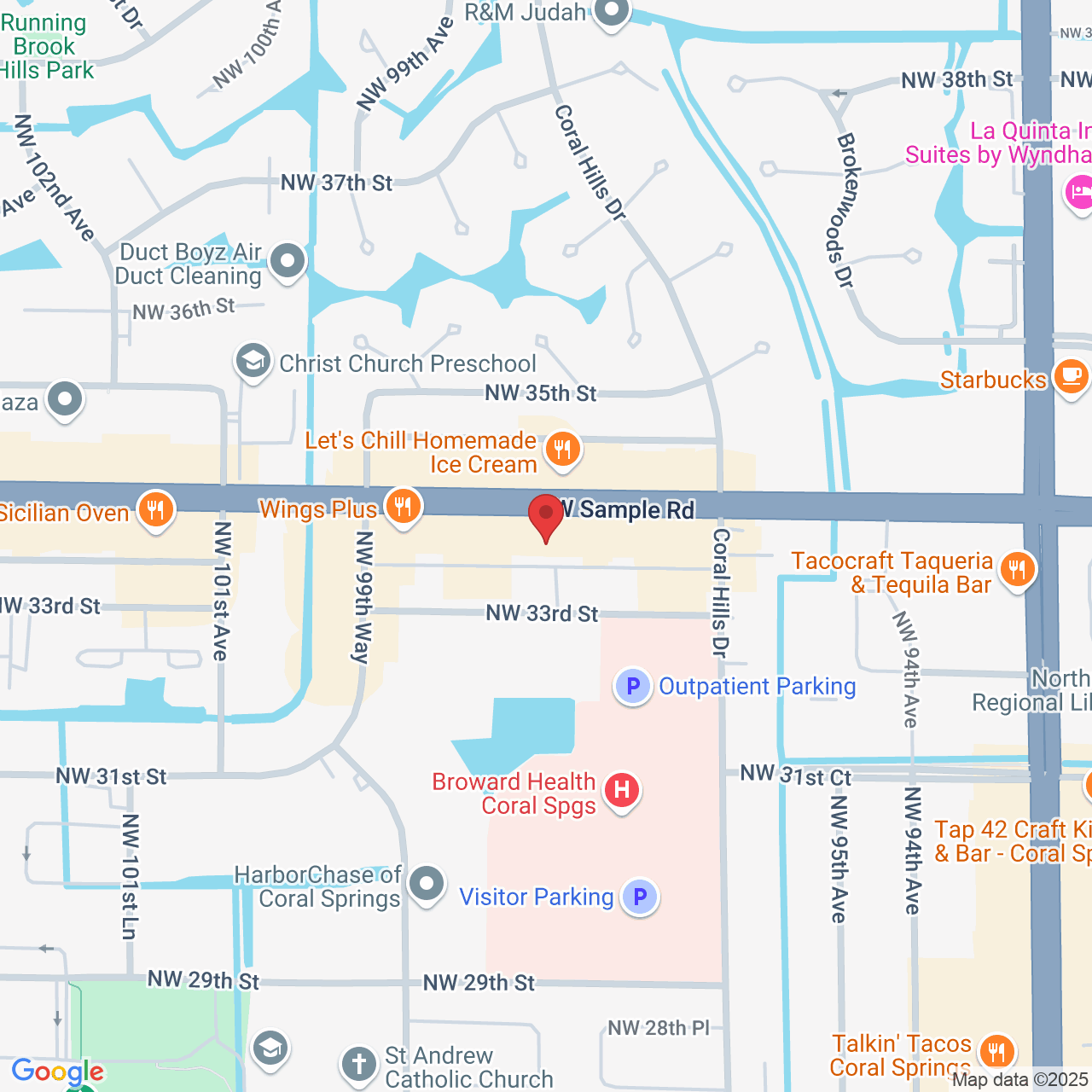 Atrium Plaza, 9750 W Sample Rd Suites C/D, Coral Springs, FL 33065, USA