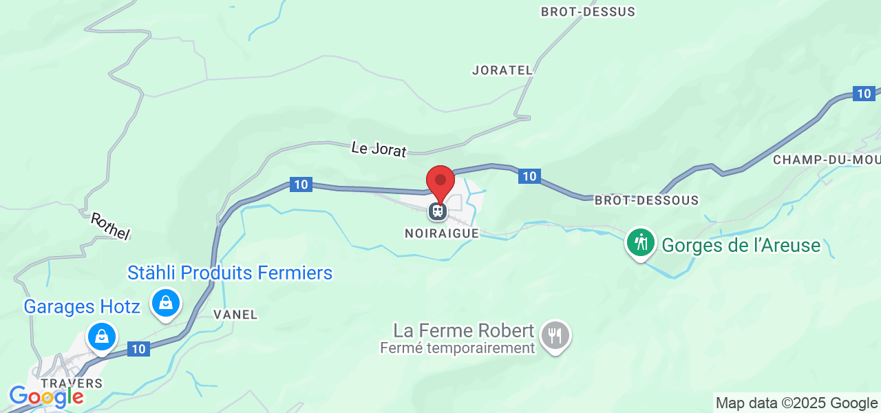 Pl. de la Gare 4, 2103 Noiraigue, Suisse