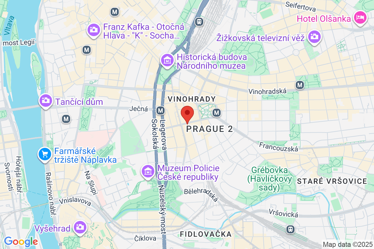 Rumunská 122/26, 120 00 Praha 2-Vinohrady, Czechia