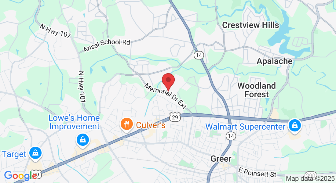 552 Memorial Dr Ext, Greer, SC 29651, USA