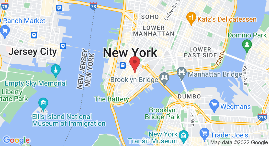 123 William St, New York, NY 10038, USA