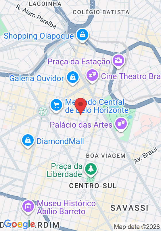 R. Rio de Janeiro, 1005 - sala 803 - Centro, Belo Horizonte - MG, 30160-041, Brasil