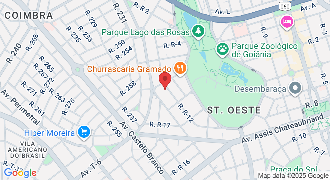 R. R-12, 38 - St. Oeste, Goiânia - GO, 74125-140, Brasil