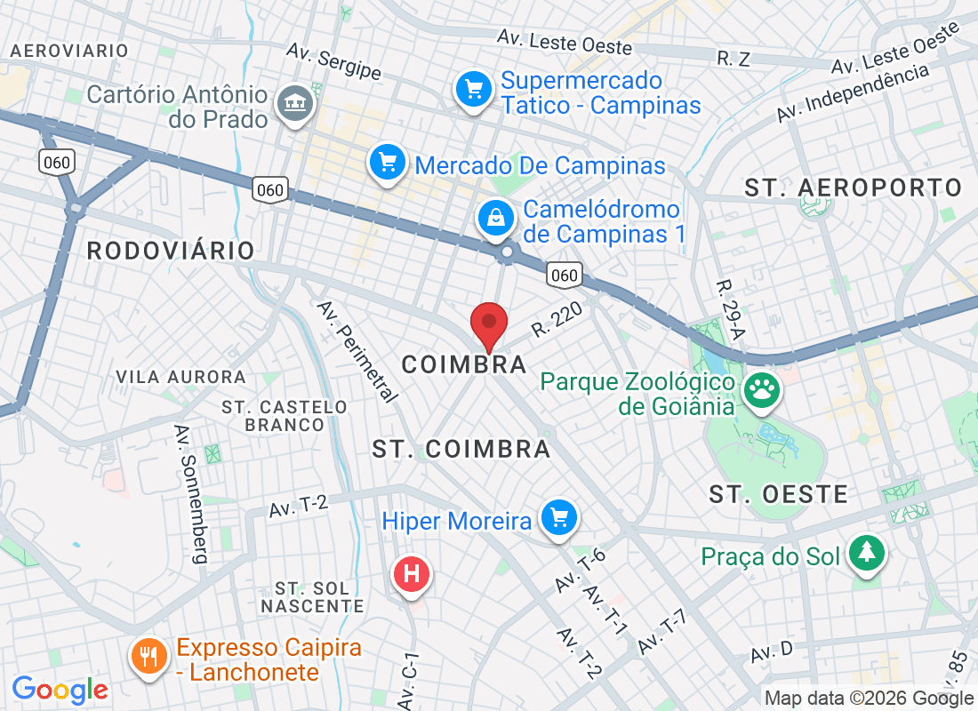 Praça Walter Santos, 1 - Coimbra, Goiânia - GO, 74733-250, Brasil