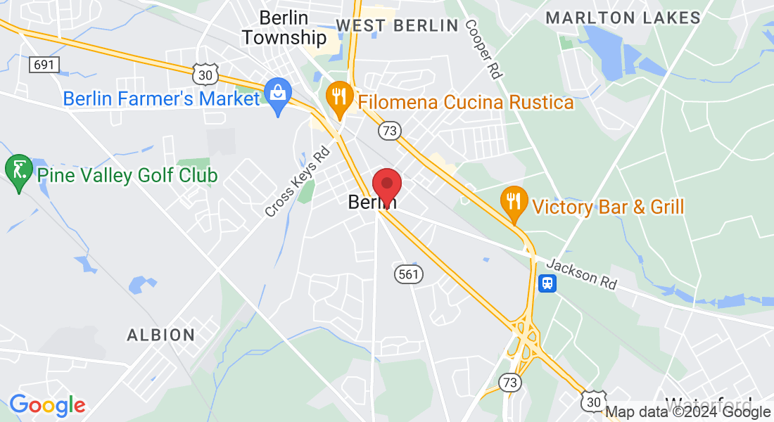 225 S White Horse Pike, Berlin, NJ 08009, USA