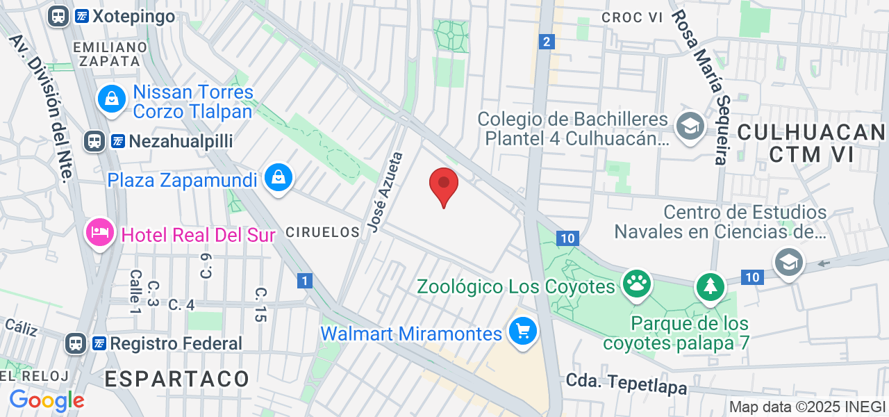 Av. H. Escuela Naval Militar 861, Coapa, Cipreses, Coyoacán, 04840 Ciudad de México, CDMX, México