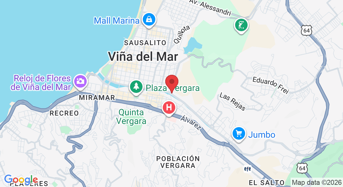 1 Nte. 1417, 2520000 Viña del Mar, Valparaíso, Chile