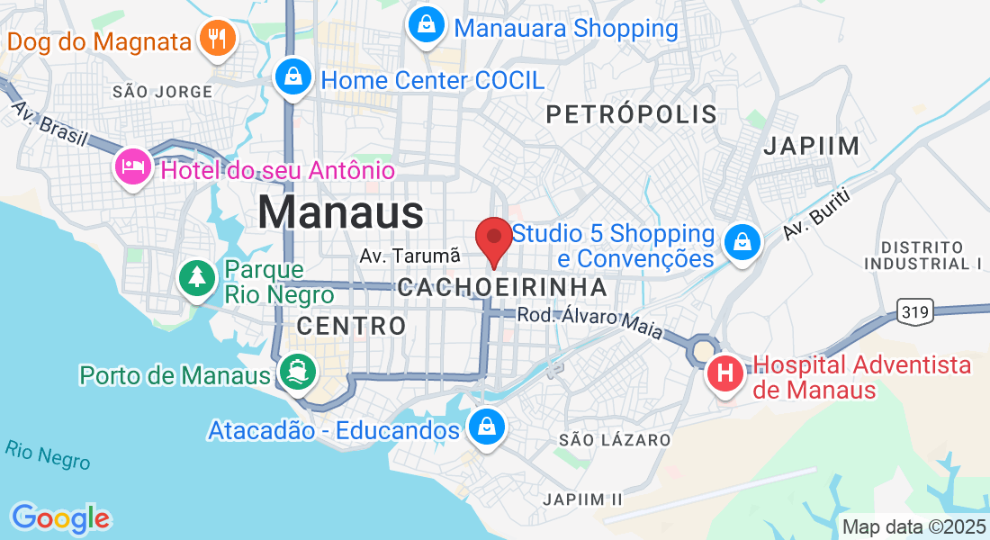 Av. Tefé, 266 - Cachoeirinha, Manaus - AM, 69065-020, Brasil