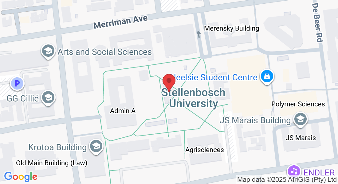 Stellenbosch University, Neethling St, Stellenbosch, Cape Town, 7602, South Africa