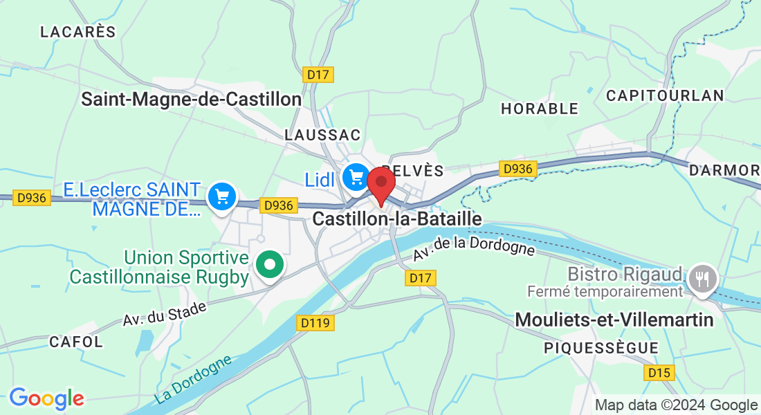 50 Rue Victor Hugo, 33350 Castillon-la-Bataille, France