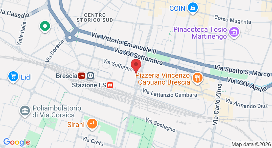 Via Solferino, 16, 25122 Brescia BS, Italia