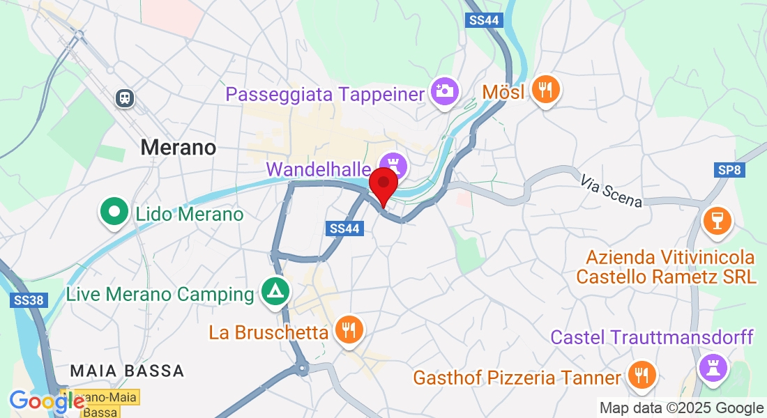 Via Cavour, 1, 39012 Merano BZ, Italia