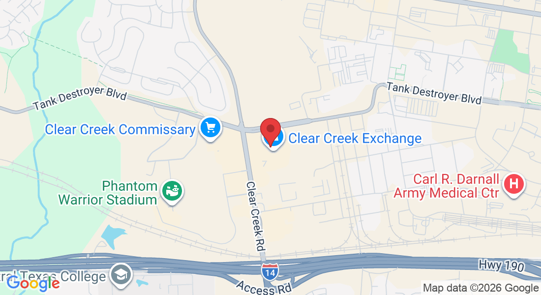 4250 Clear Creek Rd, Fort Cavazos, TX 76544, USA