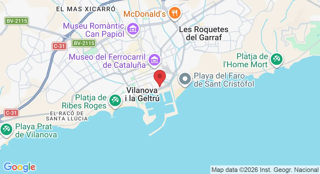 Passeig Marítim, 88, 08800 Vilanova i la Geltrú, Barcelona, España