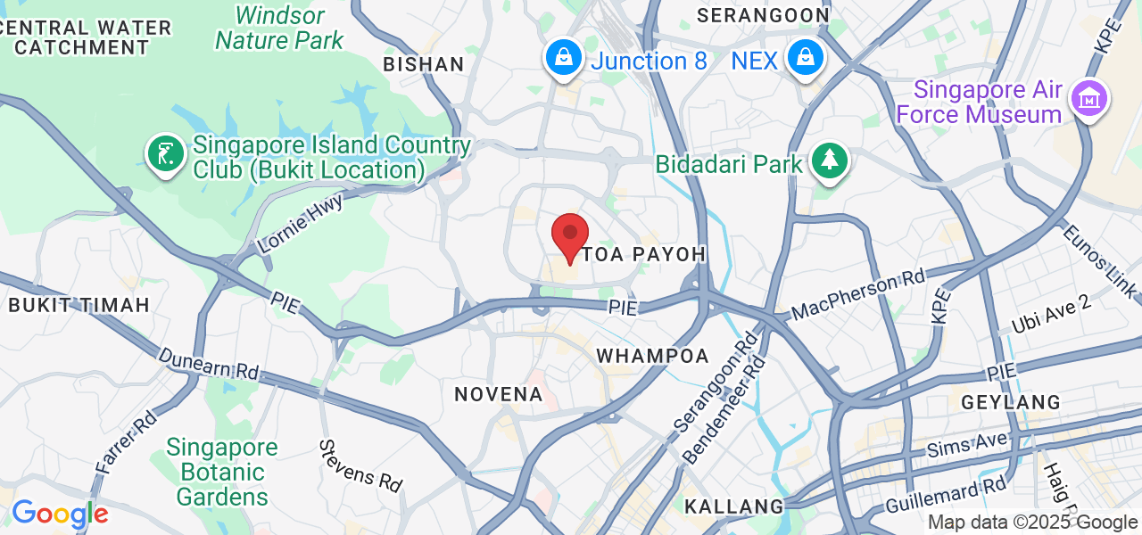190 Lor 6 Toa Payoh, #02-516 Above KFC, Singapore 310190