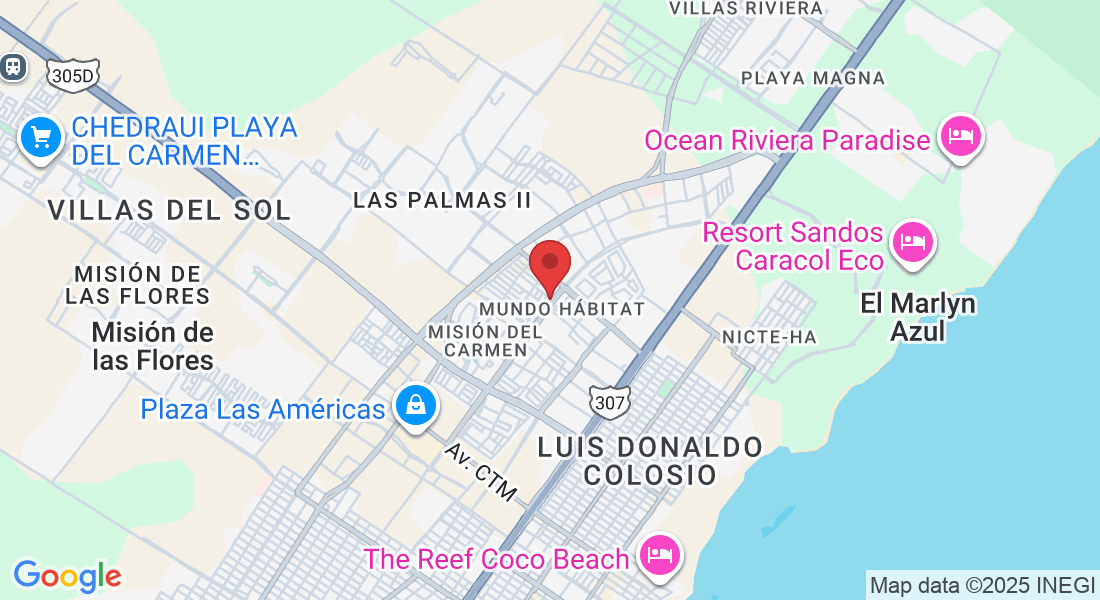 Av. Chemuyil, mz 2, casi con, Av. 28 de Julio Col-lt 3, 28 de Julio, 77714 Playa del Carmen, Q.R., México