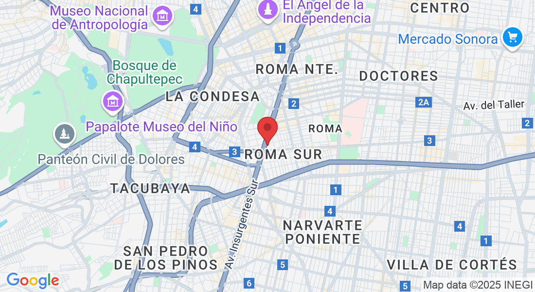 Tuxpan 8, Roma Sur, Cuauhtémoc, 06760 Ciudad de México, CDMX, Mexico