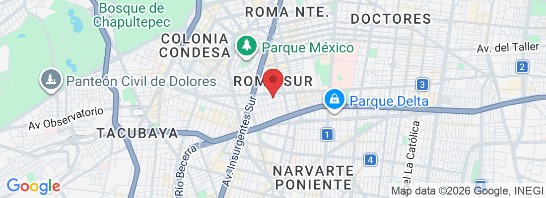 Roma Sur, 06760 Ciudad de México, CDMX, México
