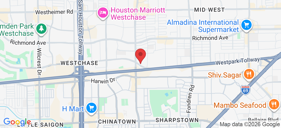 9950 Westpark Dr suite 105, Houston, TX 77063, USA