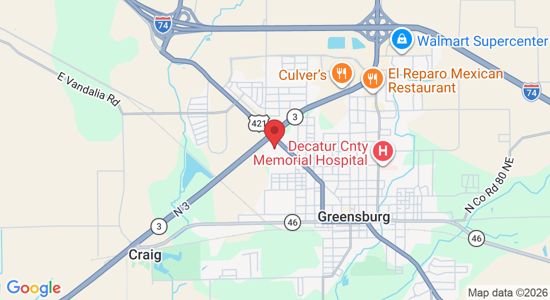 905 W Keegans Wy, Greensburg, IN 47240, USA