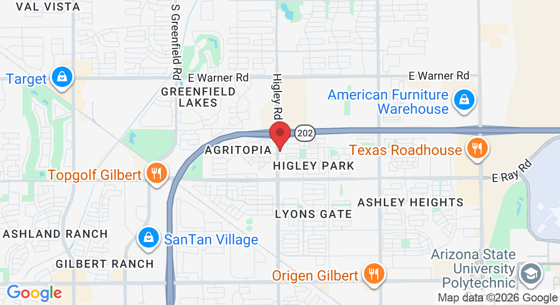 1355 S Higley Rd STE 104, Gilbert, AZ 85296, USA