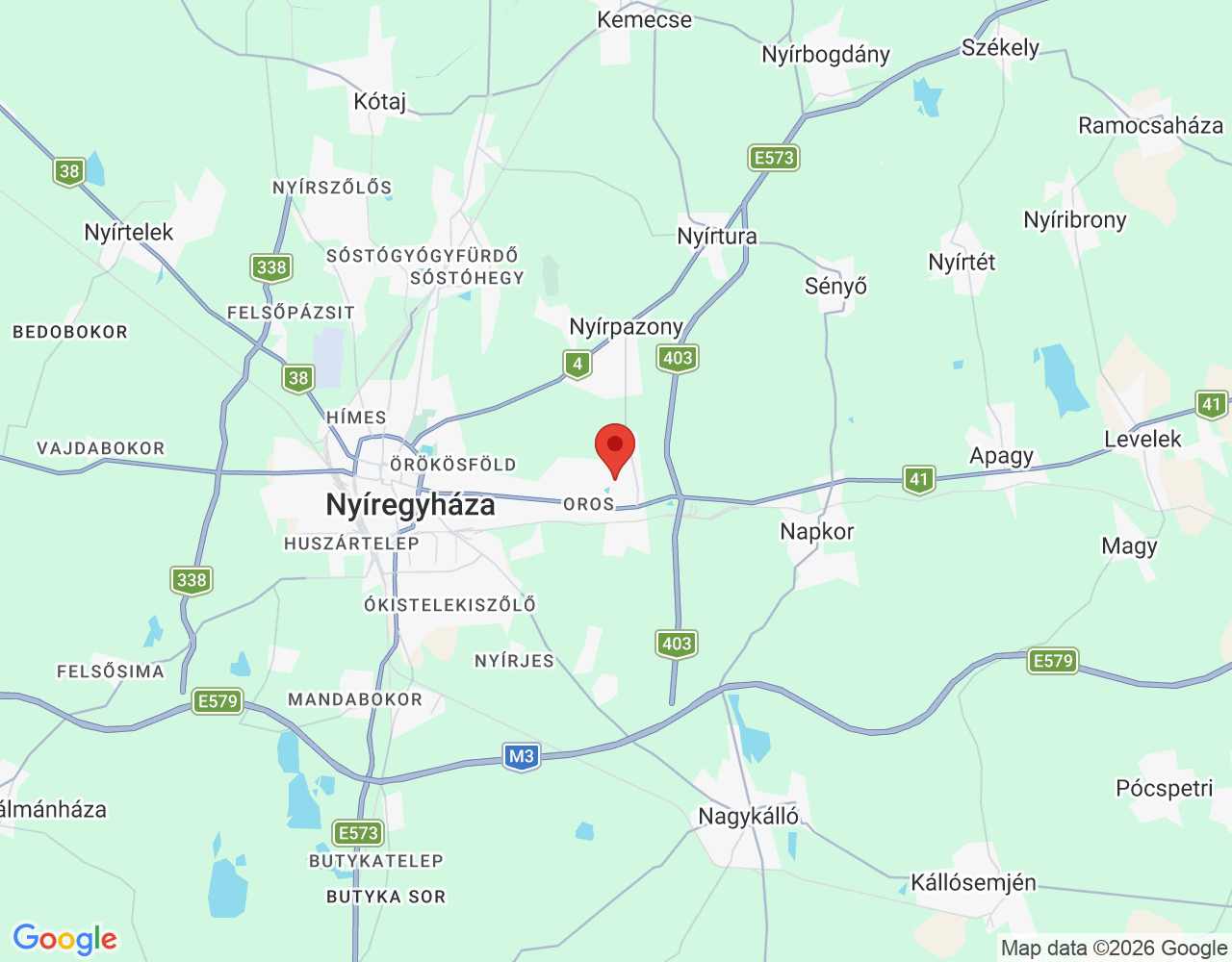 Nyíregyháza, Fő u. 29, 4551 Magyarország