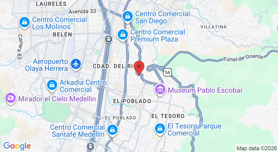 Mall Palm Avenue, Cl. 18 #35-69 Oficina 9749 S-3, El Poblado, Medellín, El Poblado, Medellín, Antioquia, Colombia