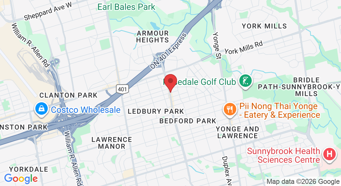 Avenue Rd, North York, ON M5M 4A5, Canada