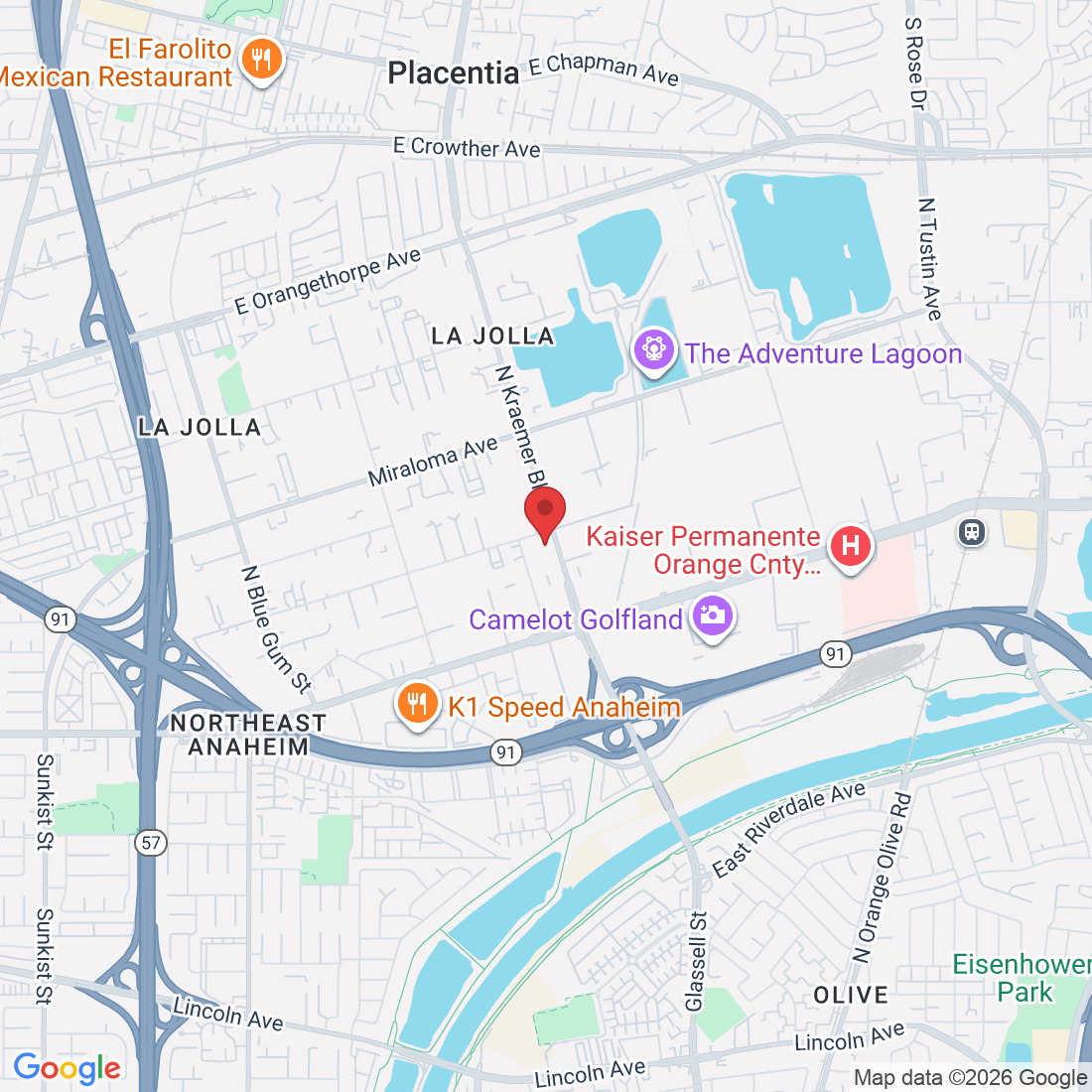 1183 N Kraemer Blvd, Anaheim, CA 92806, USA