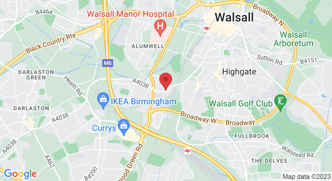 Wednesbury Rd, Walsall WS2 9QN, UK