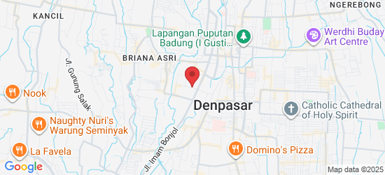 Jl. Gunung Karang No.14b, Pemecutan Klod, Kec. Denpasar Bar., Kota Denpasar, Bali 80112, Indonesia