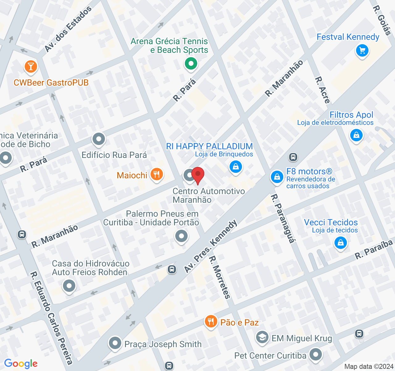 R. Maranhão, 1681 - Portão, Curitiba - PR, 80610-001, Brasil