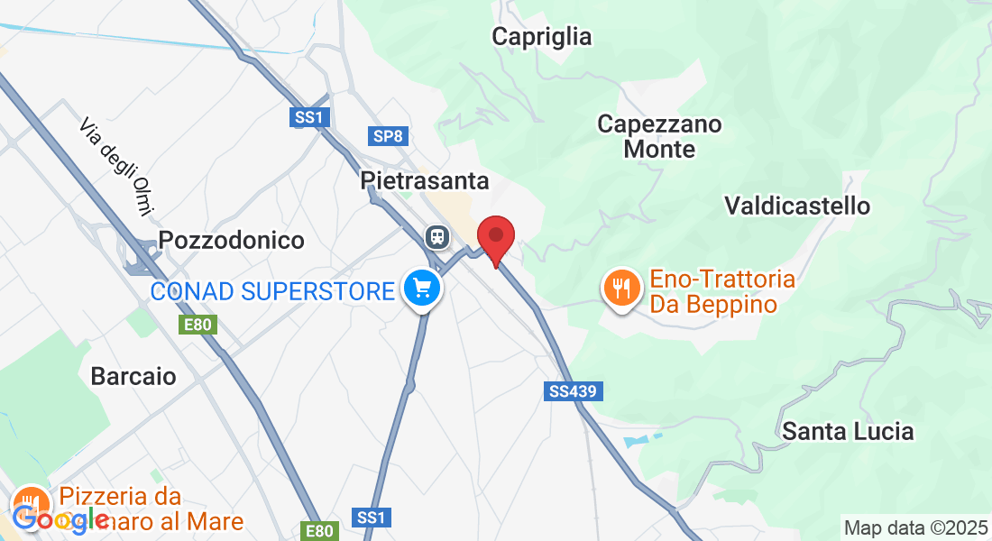 Via G. Garibaldi, 108, 55045 Pietrasanta LU, Italia