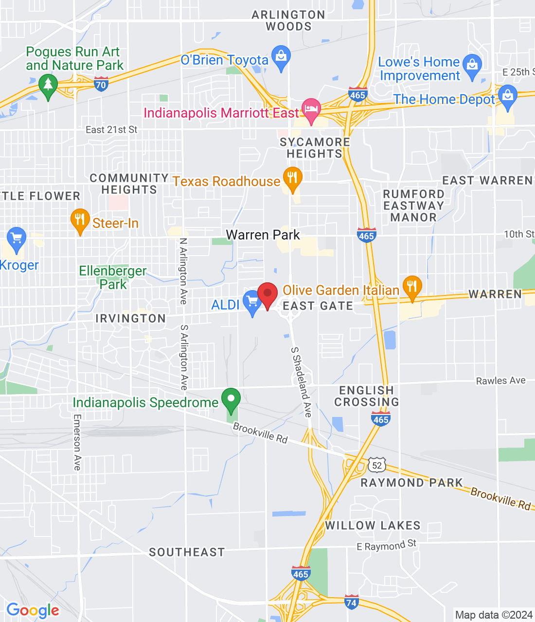 6909 E Washington St, Indianapolis, IN 46219, USA