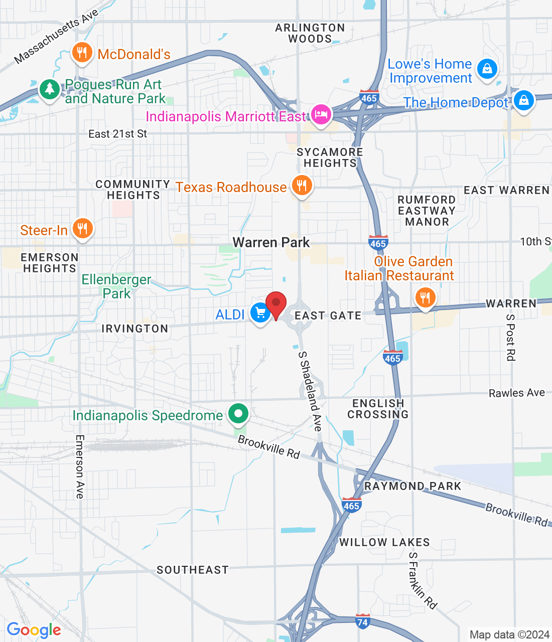 6909 E Washington St, Indianapolis, IN 46219, USA