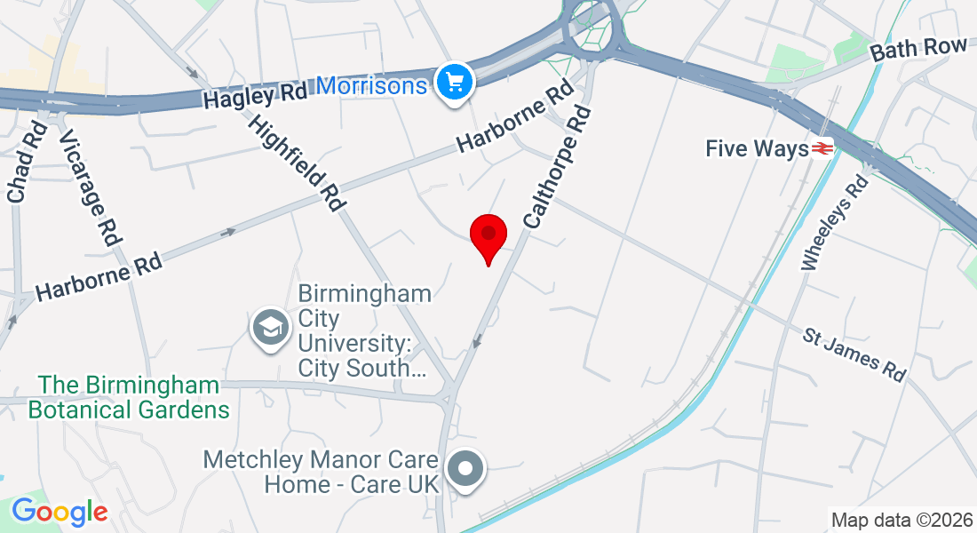 43 Calthorpe Rd, Edgbaston, Birmingham B15 1TS, UK