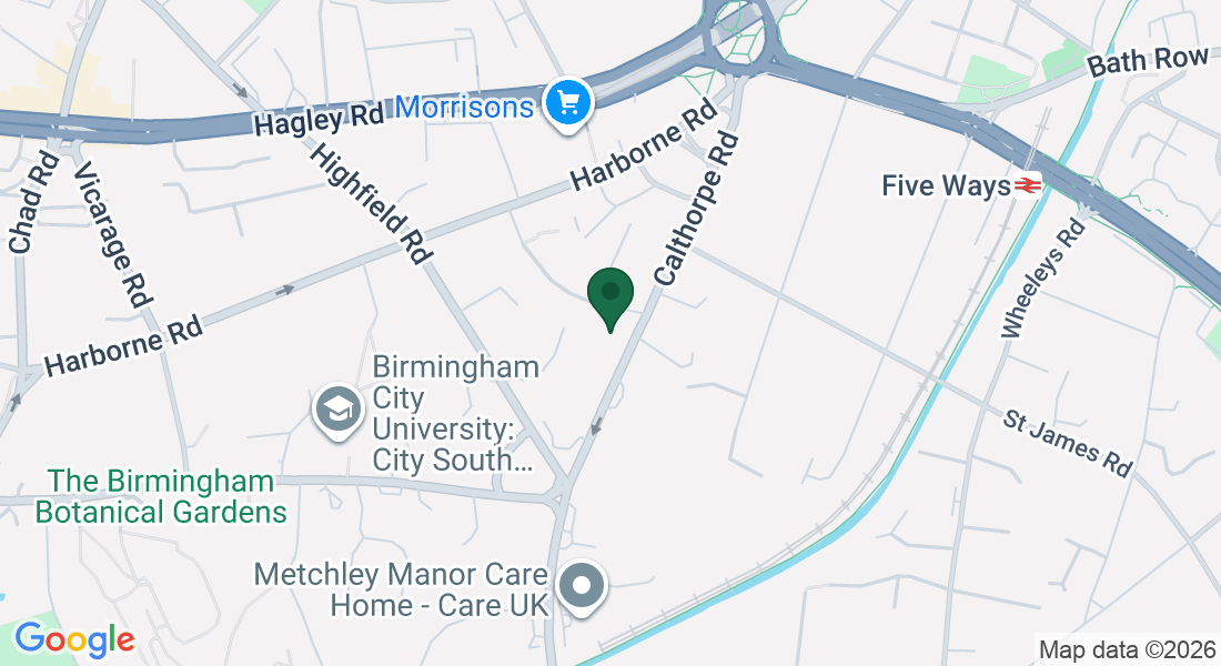 43 Calthorpe Rd, Edgbaston, Birmingham B15 1TS, UK